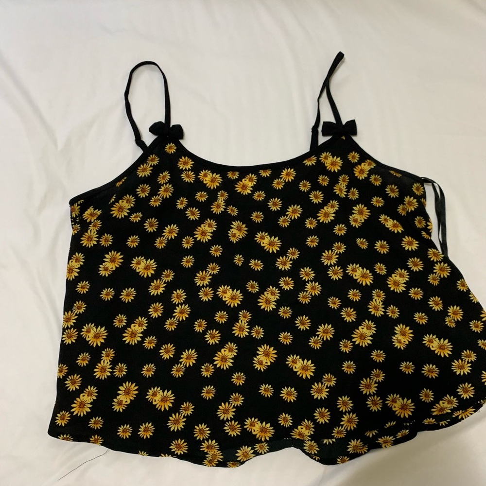 E&M Floral Camisole - Yellow Flowers